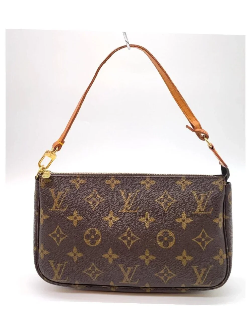 Authentic Louis Vuitton Monogram Pochette Accessoires & Cles Coin case Set 2